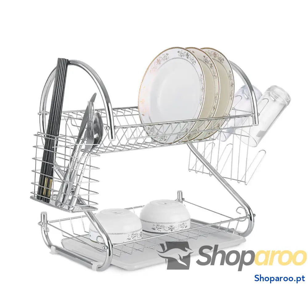 Escorredor de Louça Feel Maestro MR-1025-53 Prateado Aço inoxidável Plástico