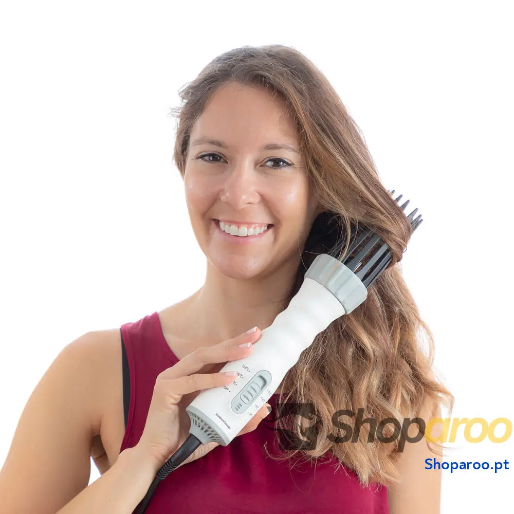 Escova 3 em 1 para Secar Modelar e Ondular Dryple InnovaGoods 550 W