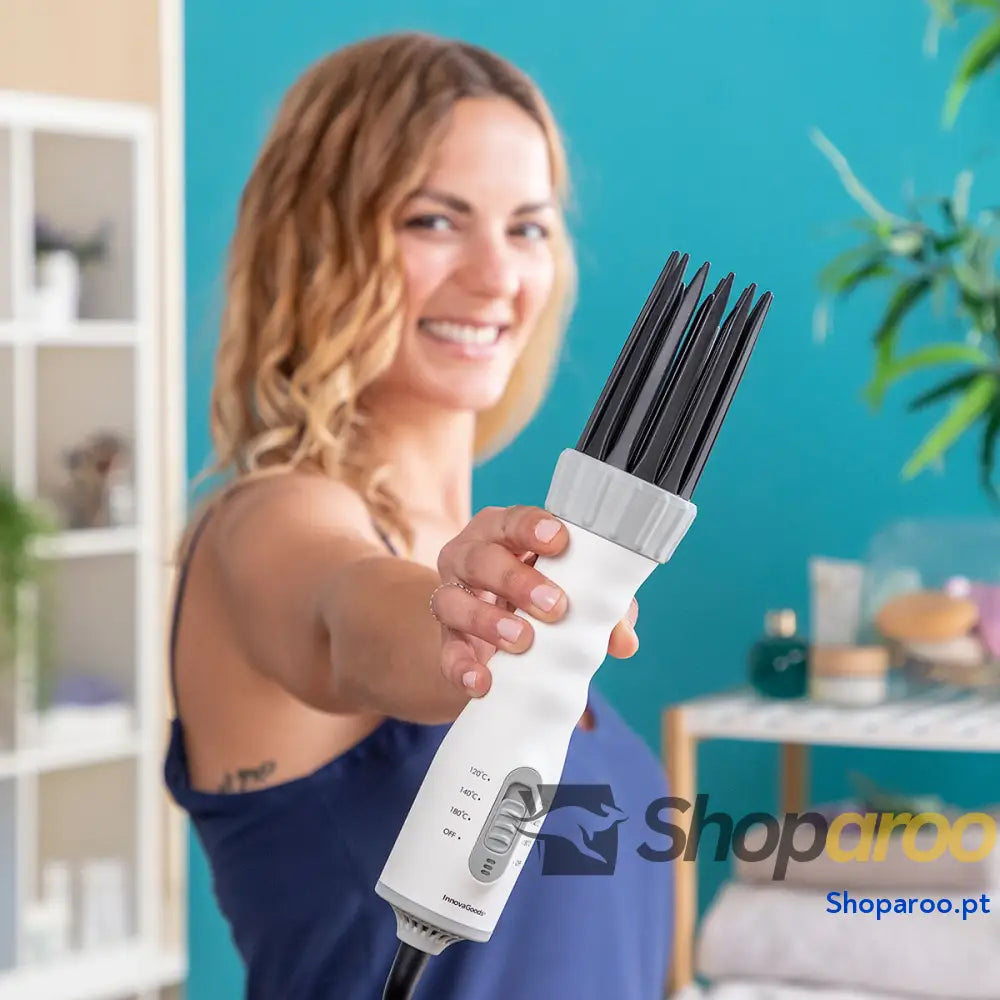 Escova 3 em 1 para Secar Modelar e Ondular Dryple InnovaGoods 550 W