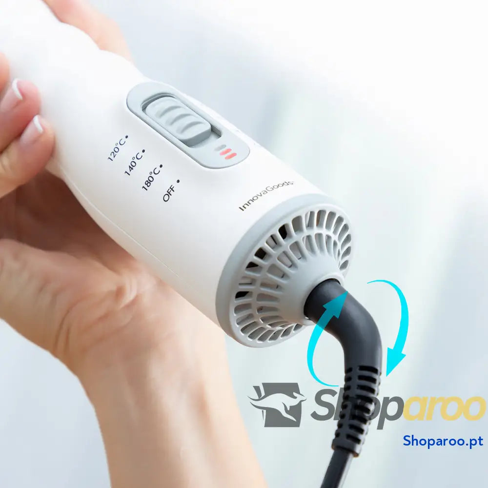 Escova 3 em 1 para Secar Modelar e Ondular Dryple InnovaGoods 550 W