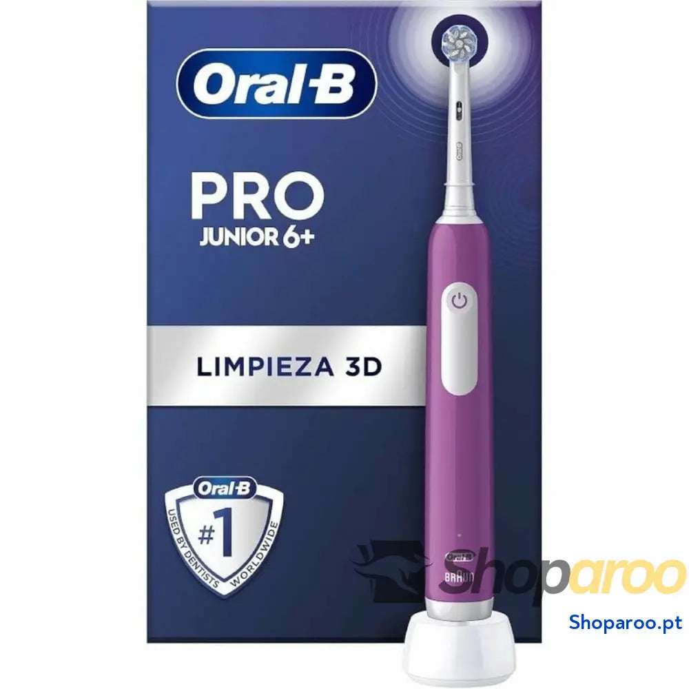 Escova de Dentes Elétrica Braun P JR 6 BK Roxo