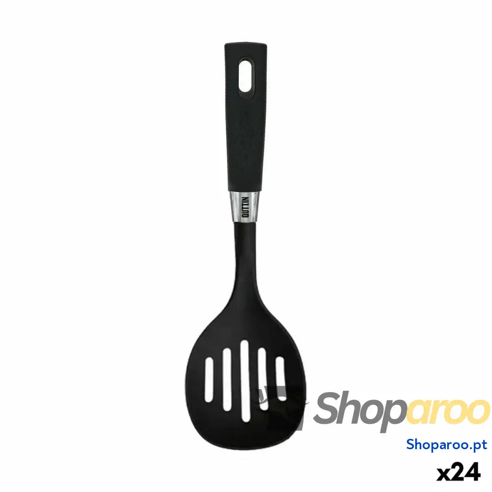Escumadeira Quttin Foodie Preto Nylon