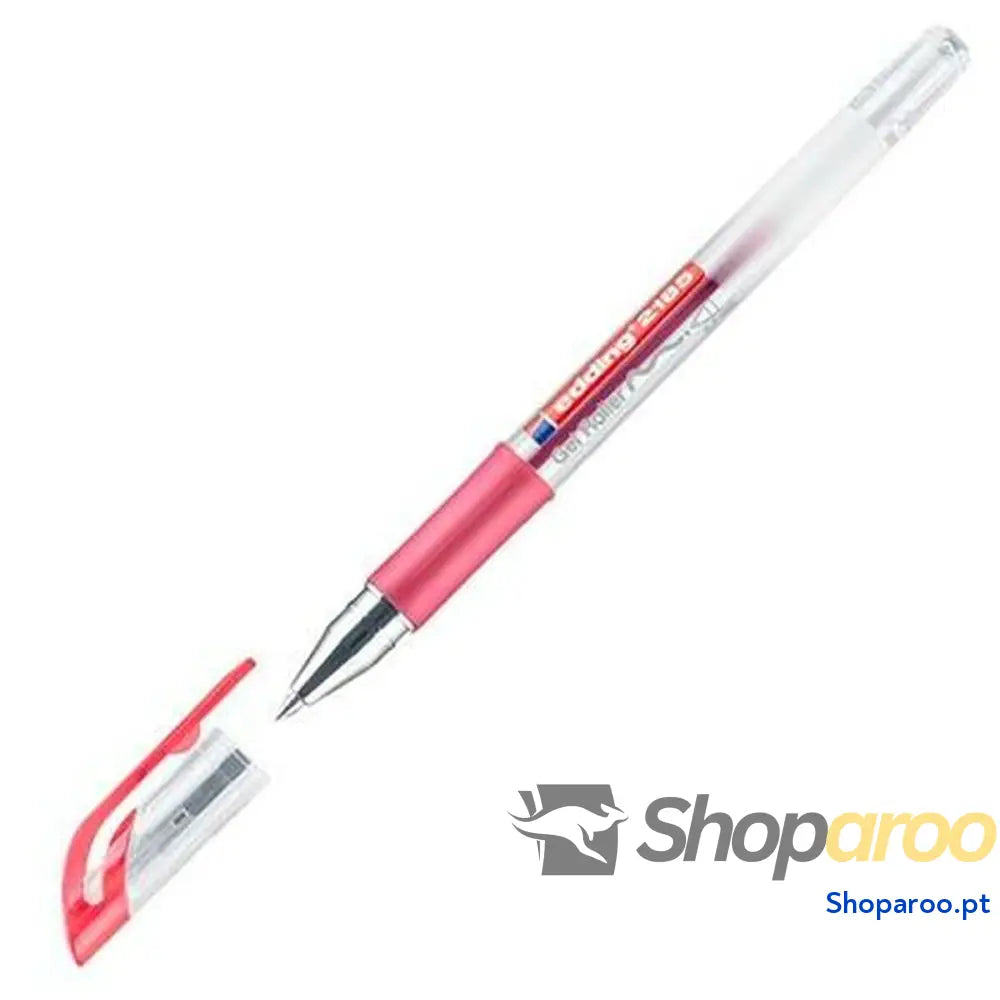 Esferográfica de gel Edding Vermelho 0,7 mm (10 Unidades)
