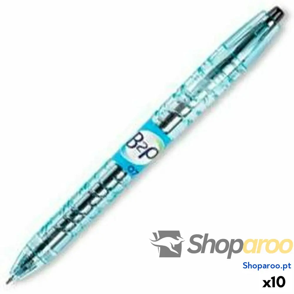 Esferográfica de gel Pilot BeGreen B2P Preto 0,4 mm (10 Unidades)