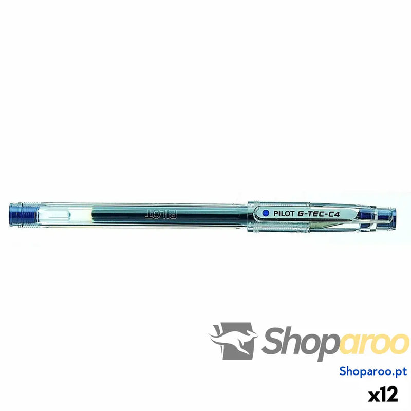 Esferográfica de gel Pilot G-TEC C4 Azul 0,2 mm (12 Unidades)
