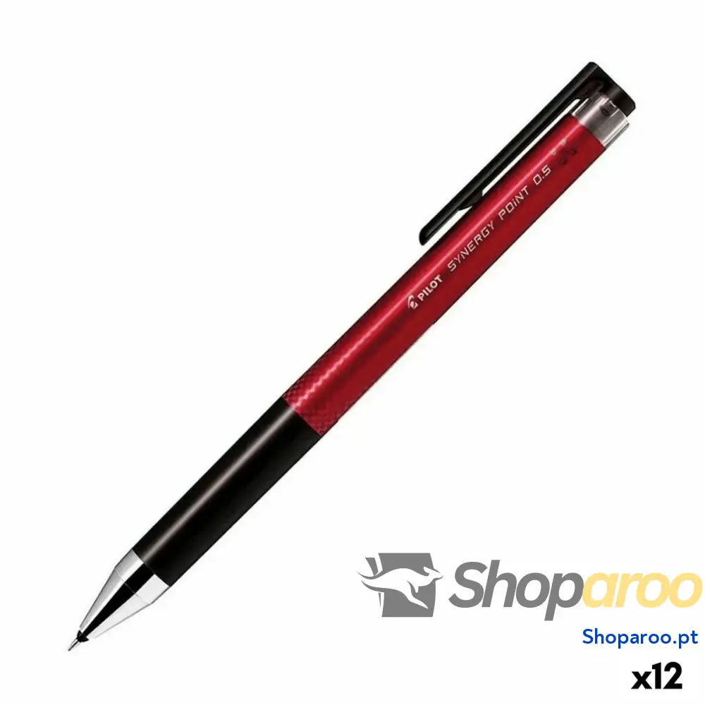 Esferográfica de gel Pilot Synergy Point Vermelho 0,5 mm (12 Unidades)