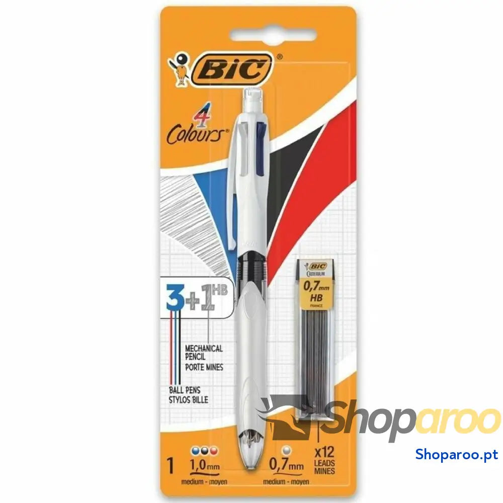 Esferográfica de tinta líquida Bic 4 Colours 942103 Azul