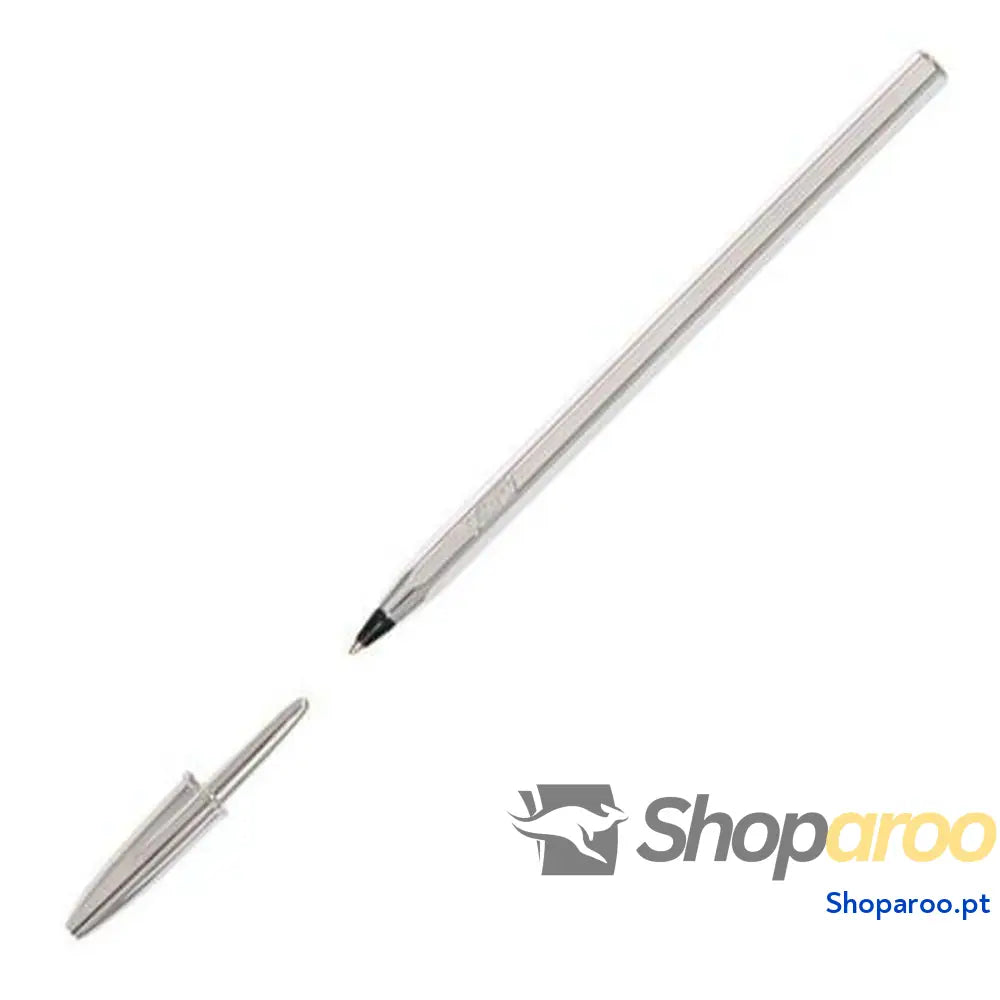Esferográfica de tinta líquida Bic 921339 Preto Prateado 0,32 mm (20 Peças)