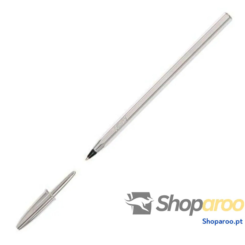 Esferográfica de tinta líquida Bic 921339 Preto Prateado 0,32 mm (20 Peças)