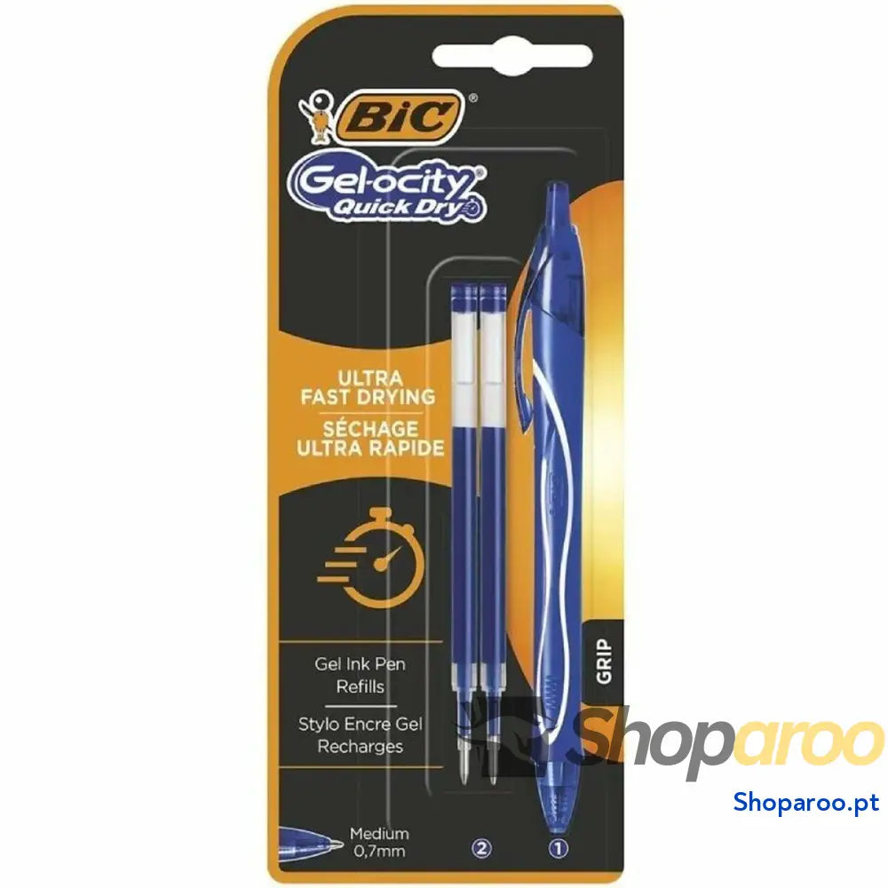 Esferográfica de tinta líquida Bic Gelocity Quick Dry 951757 Azul