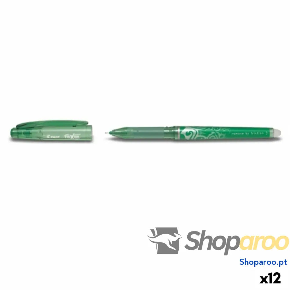 Esferográfica de tinta líquida Pilot Friction Verde (12 Unidades)