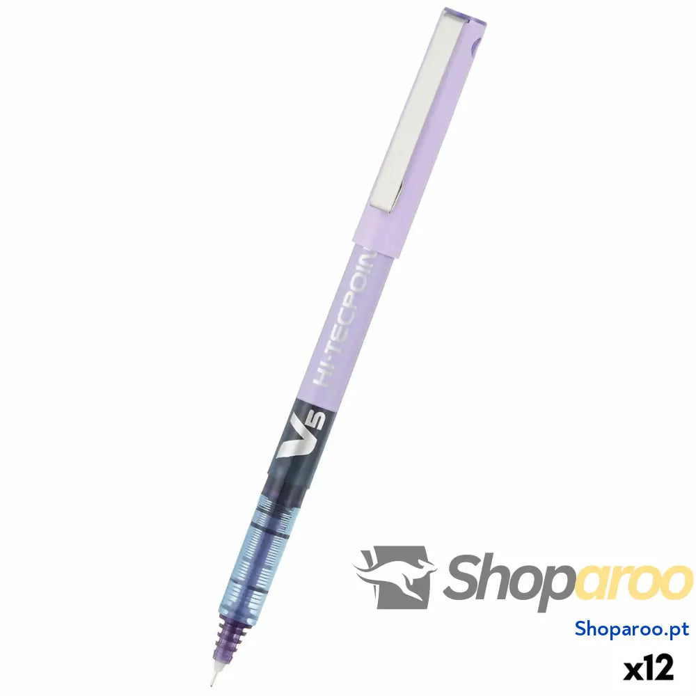 Esferográfica de tinta líquida Pilot V-5 Hi-Tecpoint Violeta 0,3 mm (12 Unidades)