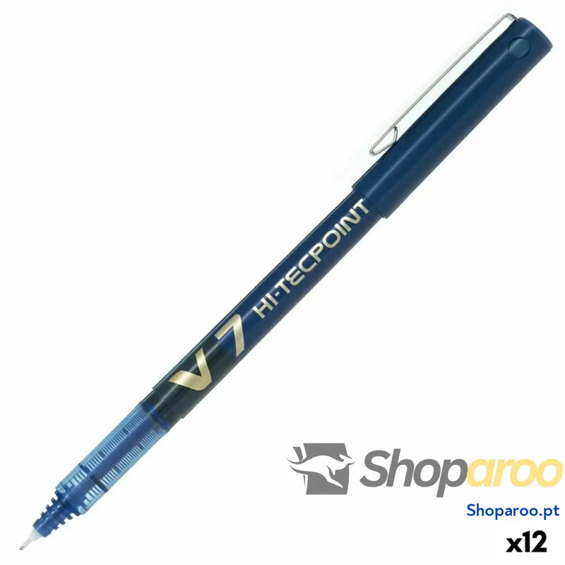Esferográfica de tinta líquida Pilot V-7 Hi-Tecpoint Azul 0,5 mm (12 Unidades)