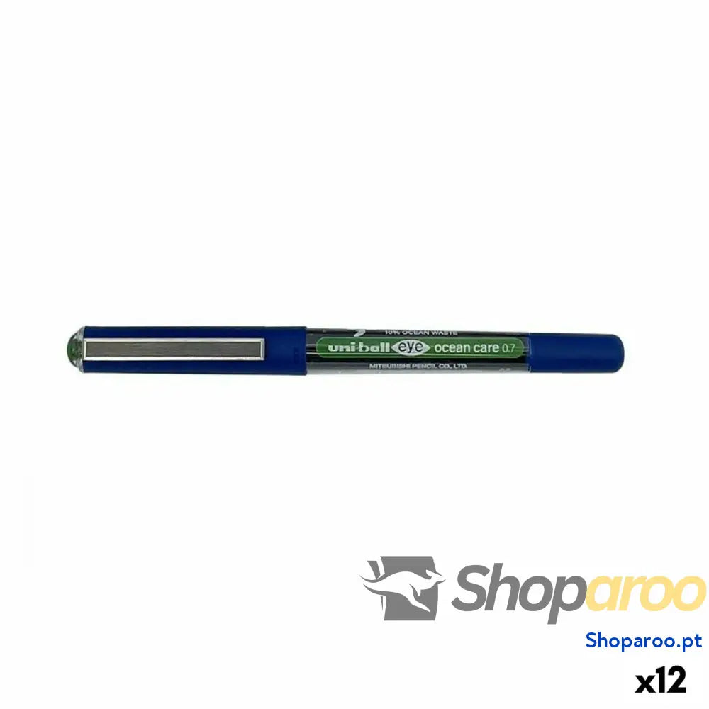 Esferográfica de tinta líquida Uni-Ball Eye Ocean Care 0,7 mm Verde (12 Unidades)
