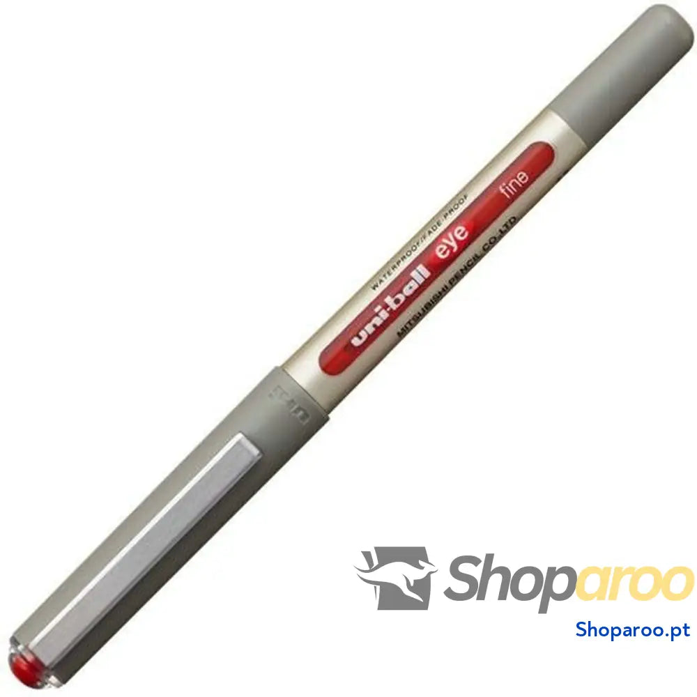Esferográfica de tinta líquida Uni-Ball Rollerball Eye Fine UB-157 Vermelho 0,7 mm (12 Peças)