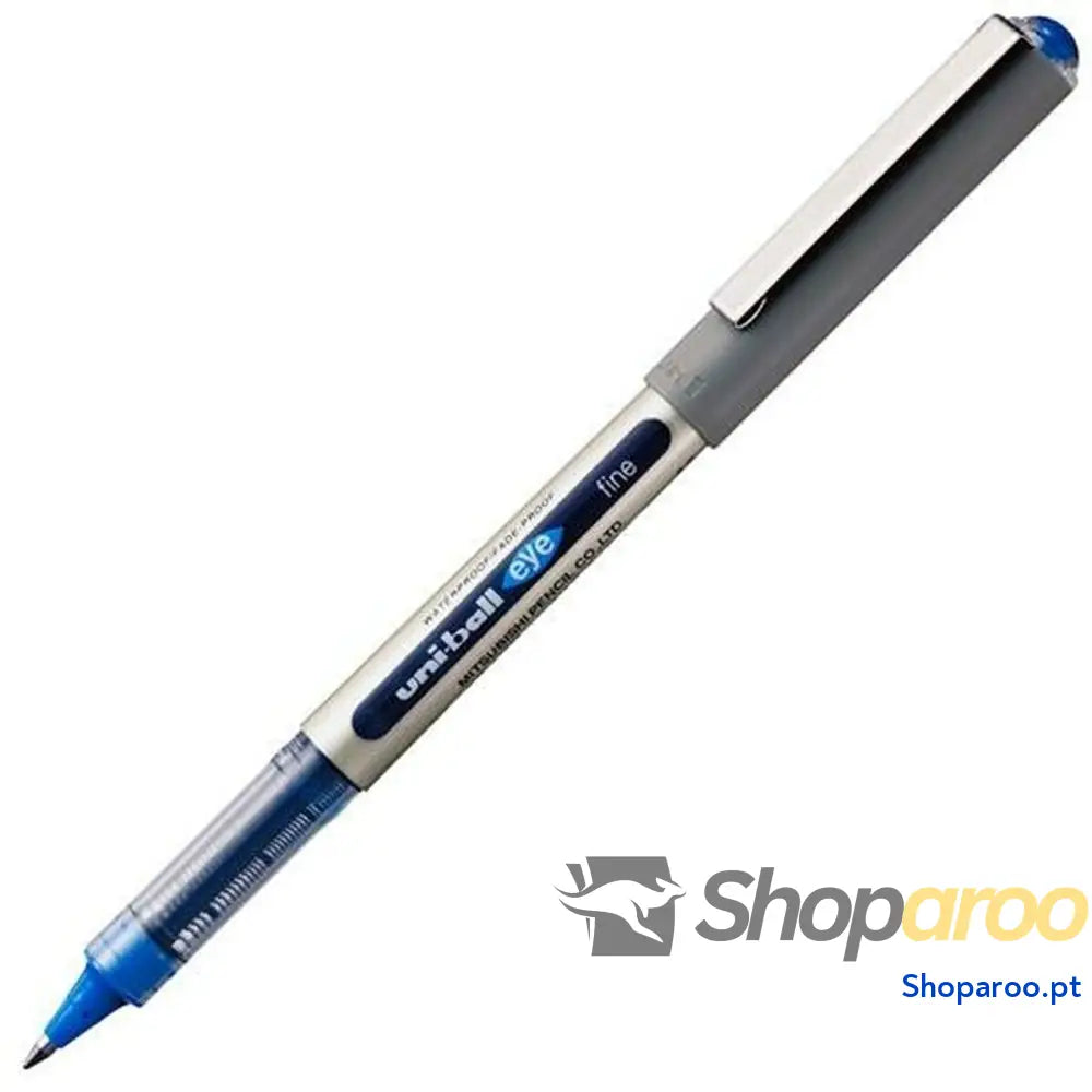 Esferográfica de tinta líquida Uni-Ball Rollerball Eye Fine UB-157 Azul 0,7 mm (12 Peças)