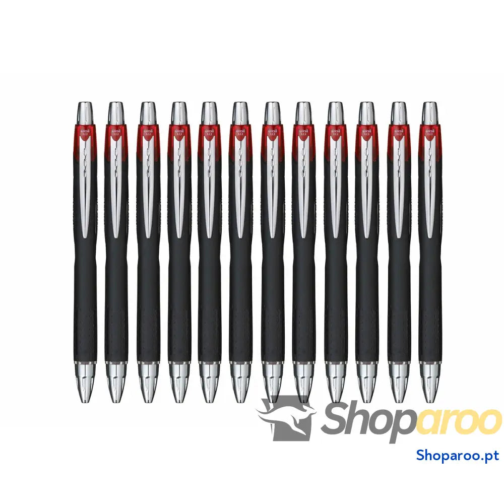 Esferográfica de tinta líquida Uni-Ball Rollerball Jetstream SXN-210 Vermelho 1 mm (12 Peças)