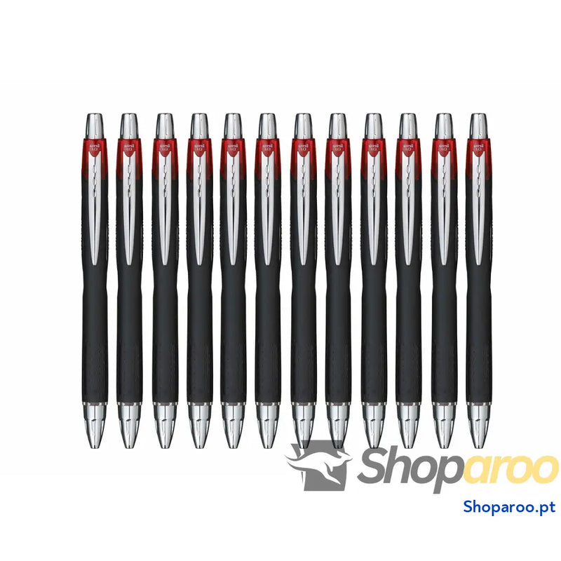 Esferográfica de tinta líquida Uni-Ball Rollerball Jetstream SXN-210 Vermelho 1 mm (12 Peças)