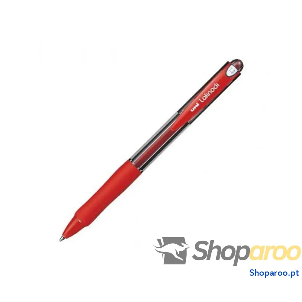 Esferográfica de tinta líquida Uni-Ball Rollerball Laknock SN-100 Vermelho 0,4 mm (12 Peças)