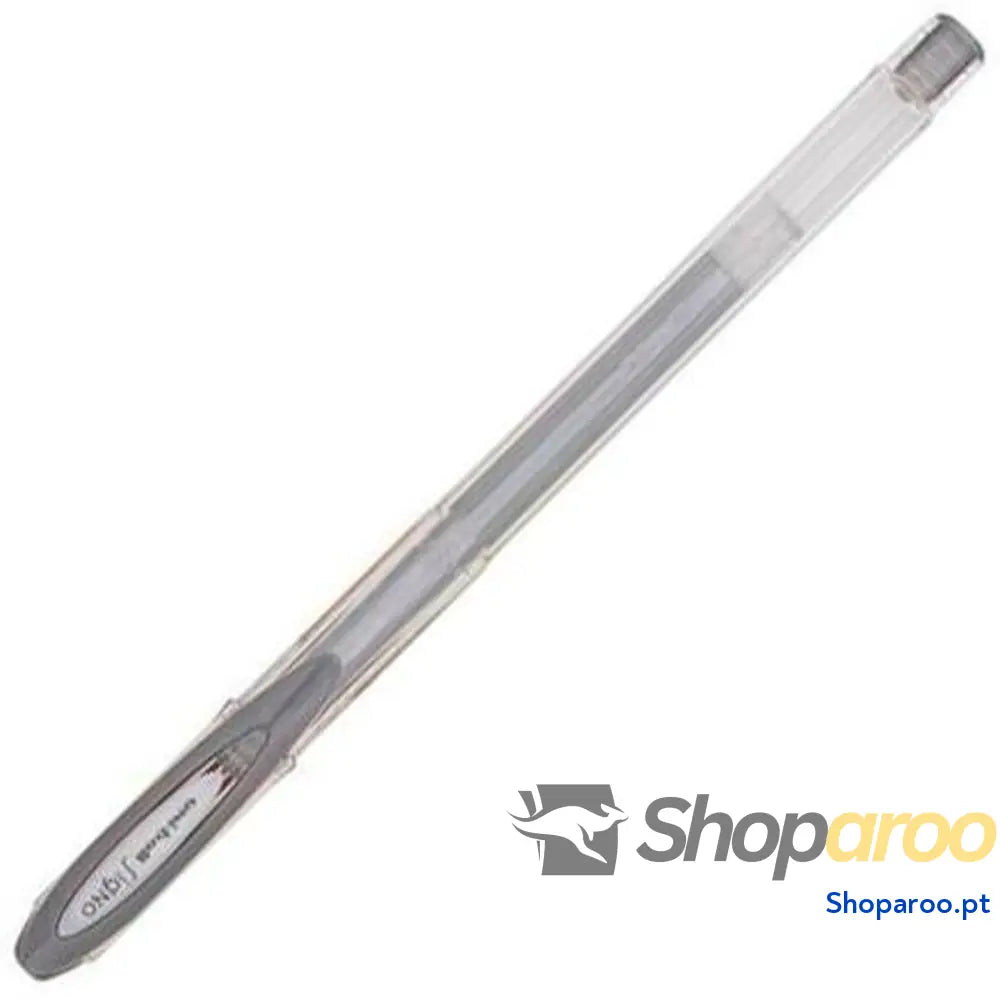 Esferográfica de tinta líquida Uni-Ball Rollerball Signo Noble Prateado Metalizado 0,5 mm (12 Peças)