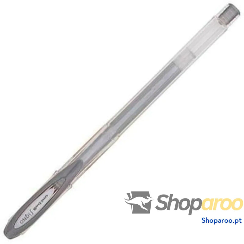Esferográfica de tinta líquida Uni-Ball Rollerball Signo Noble Prateado Metalizado 0,5 mm (12 Peças)