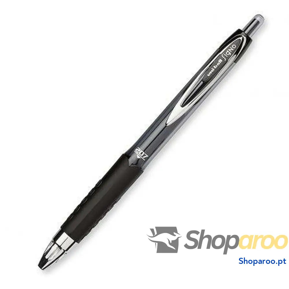 Esferográfica de tinta líquida Uni-Ball SigNo 207 Preto 0,4 mm (12 Peças)