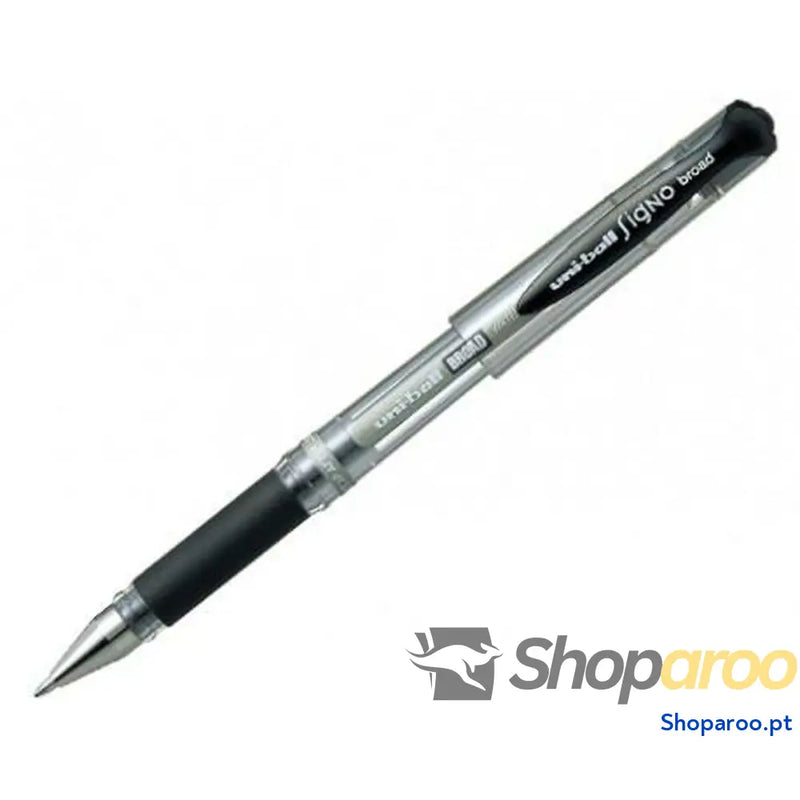 Esferográfica de tinta líquida Uni-Ball Signo Broad UM-153 W Preto 0,6 mm (12 Peças)