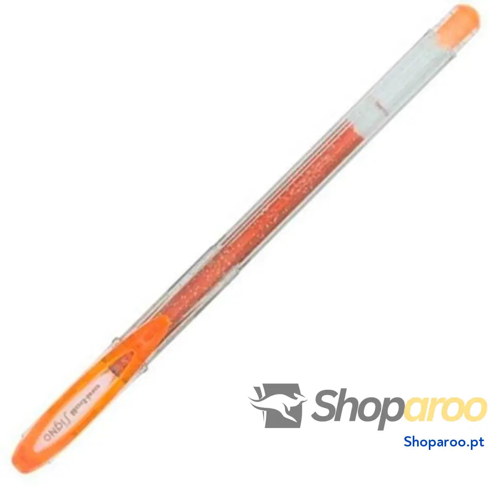 Esferográfica de tinta líquida Uni-Ball Sparkling UM-120SP Laranja 0,5 mm (12 Peças)
