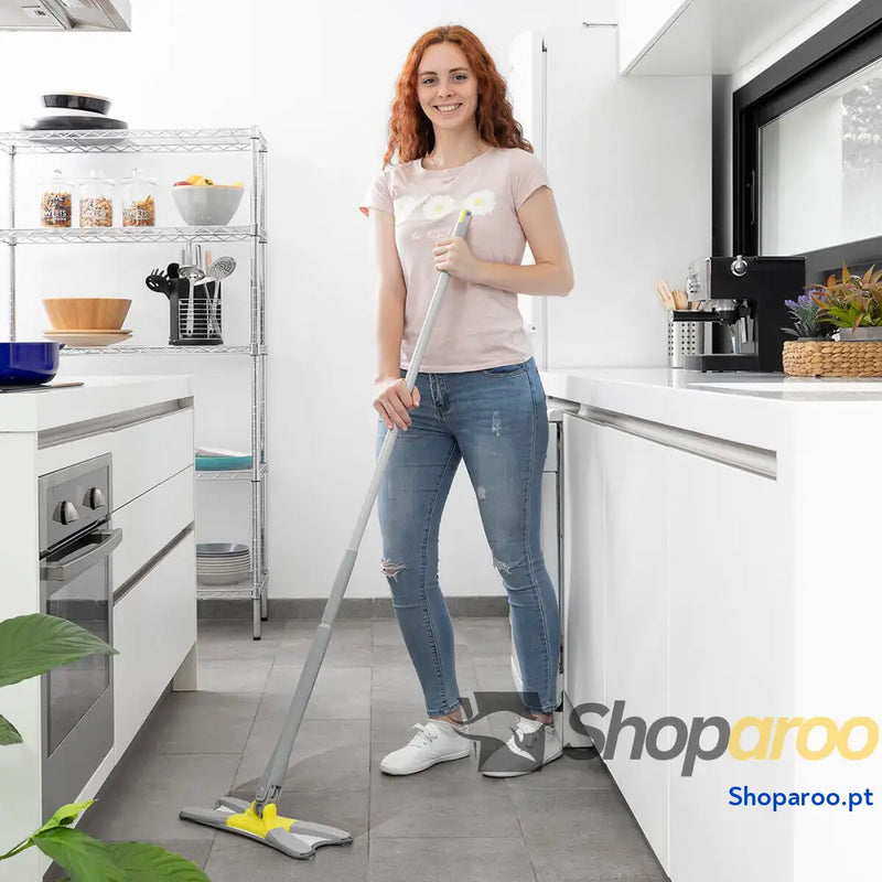 Esfregona de Microfibra Autodrenante Tipo X Twop InnovaGoods