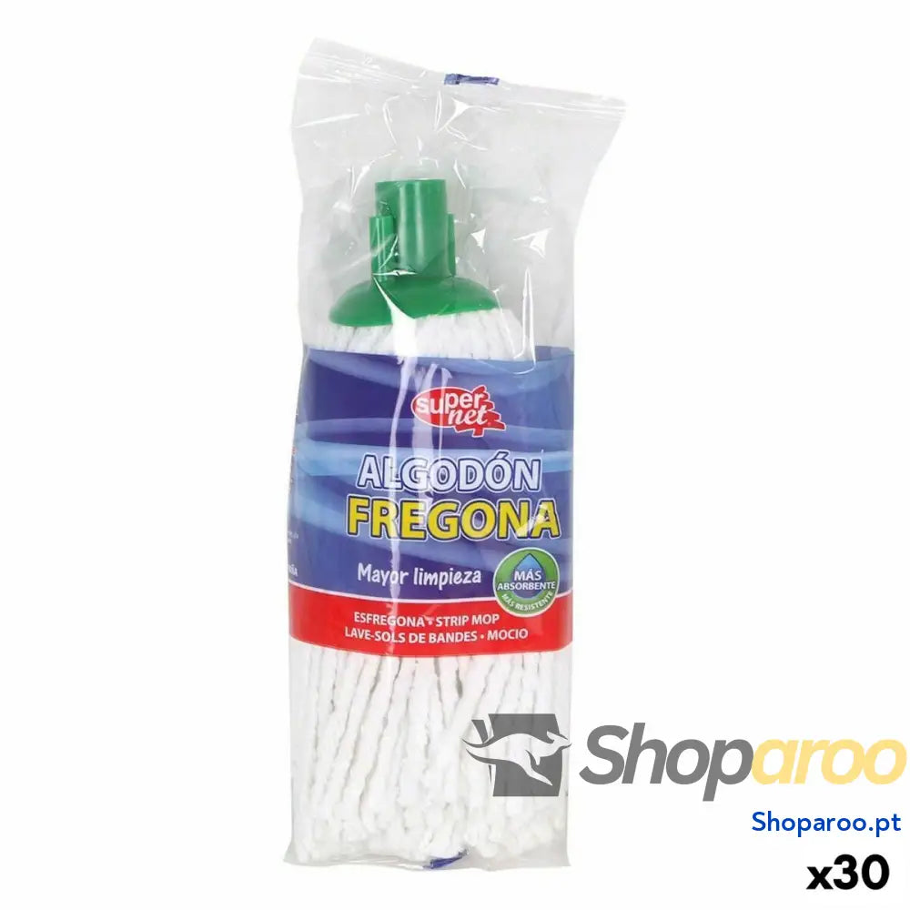 Esfregona Supernet 28 x 9 cm (30 Unidades)