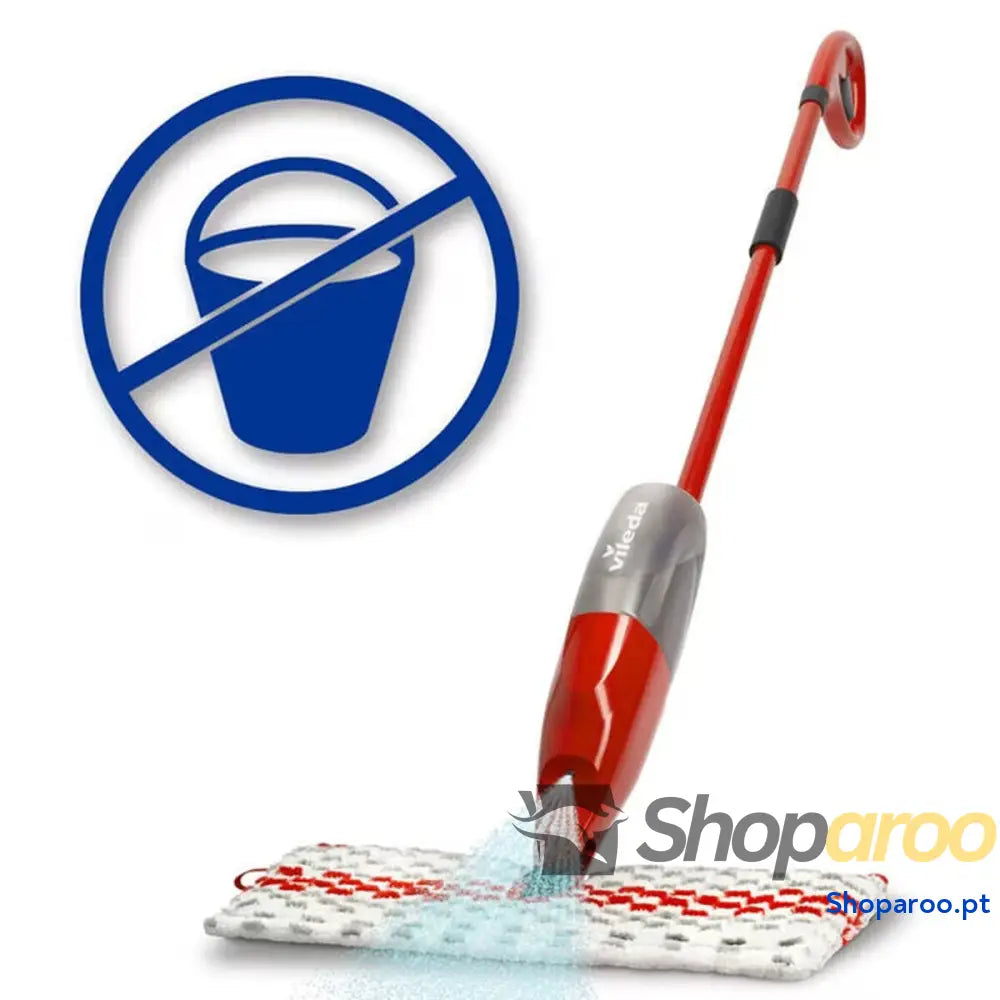 Esfregona Vileda 1.2 Spray Max Branco Vermelho Microfibra Plástico (1 Peça)