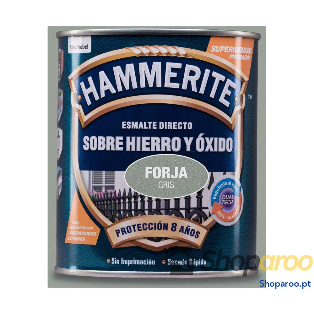 Esmalte Antioxidante Hammerite 5093227 Cinzento 750 ml Mate