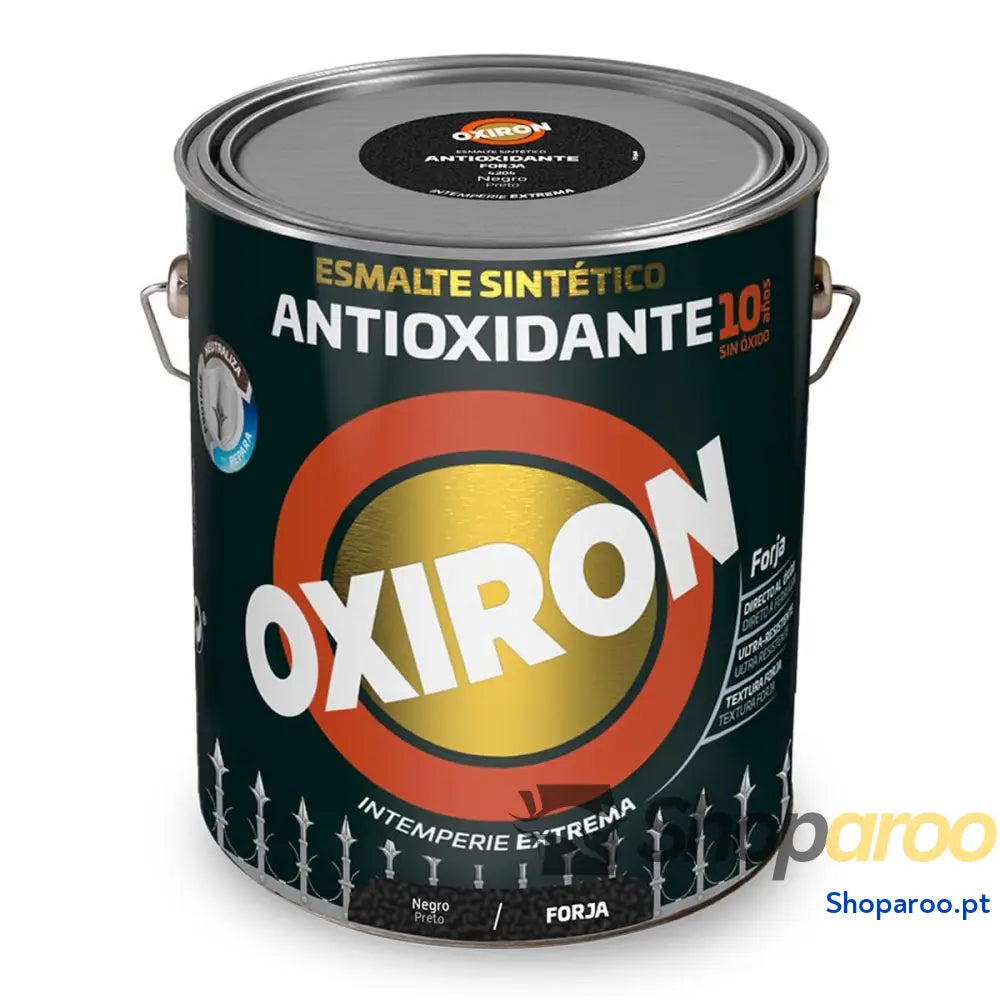 Esmalte sintético Oxiron Titan 5809031 Preto 750 ml Antioxidante