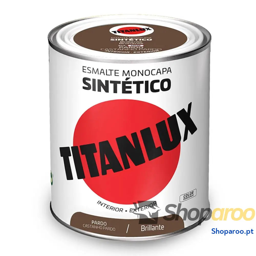 Esmalte sintético Titanlux 5808942 Brilhante Castanho 750 ml