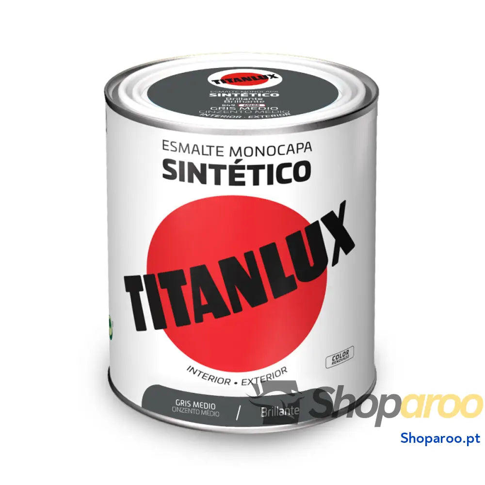 Esmalte sintético Titanlux 5808971 Cinzento 750 ml Brilhante