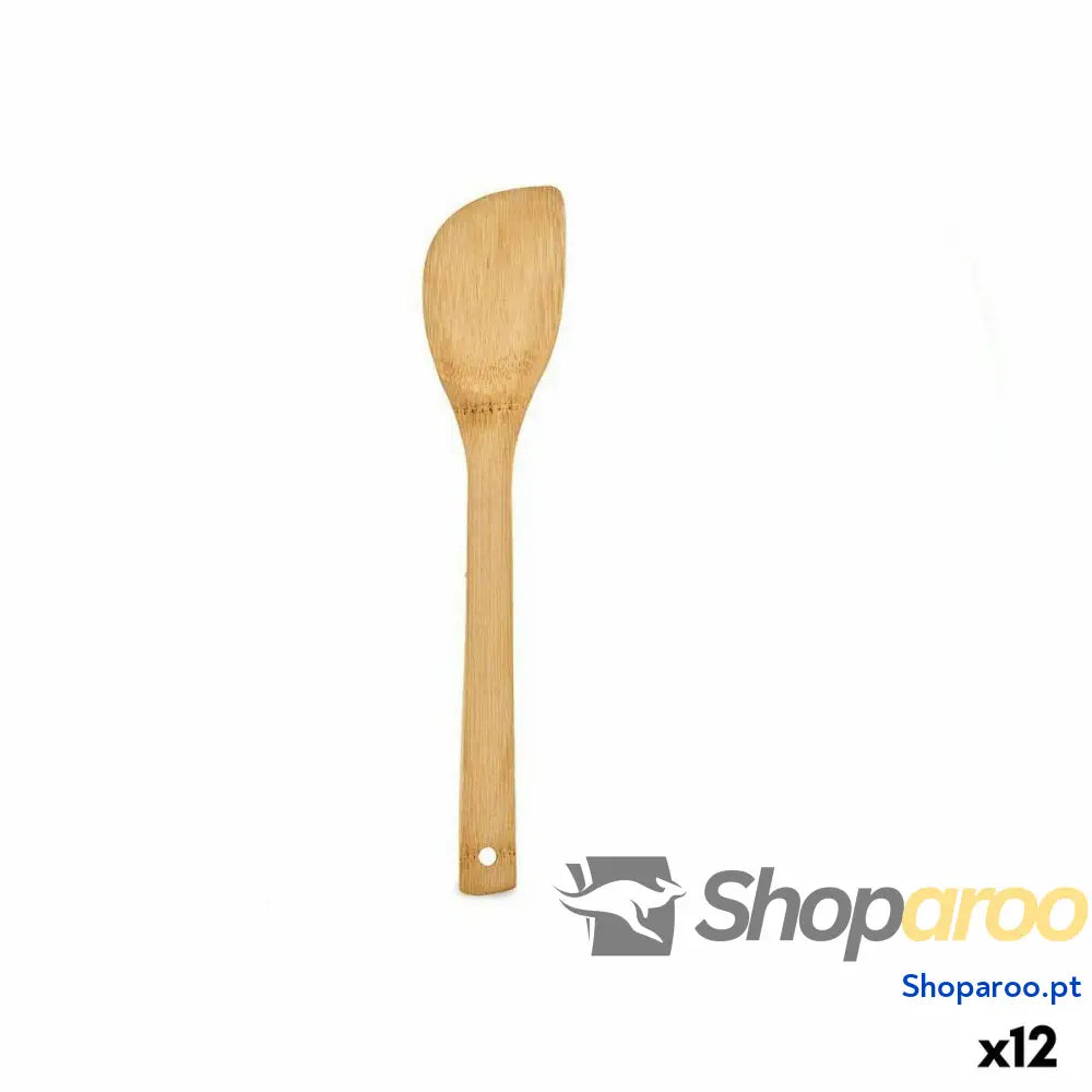 Espátula de Cozinha Kinvara 28956 Bambu 0,8 x 30 x 6 cm (12 Unidades)