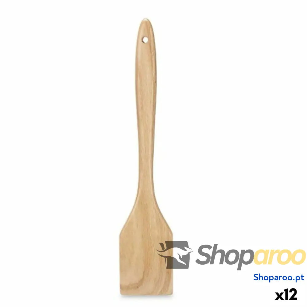 Espátula de Cozinha Kinvara KT143045-3 Madeira 7 x 35,5 x 2 cm (12 Unidades)