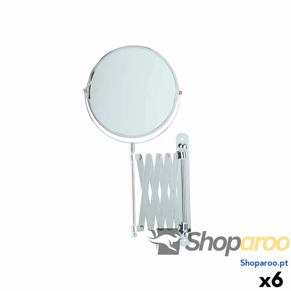 Espelho de Aumento Berilo B1613 345 Metal Extensível Ø 17 cm (6 Unidades)