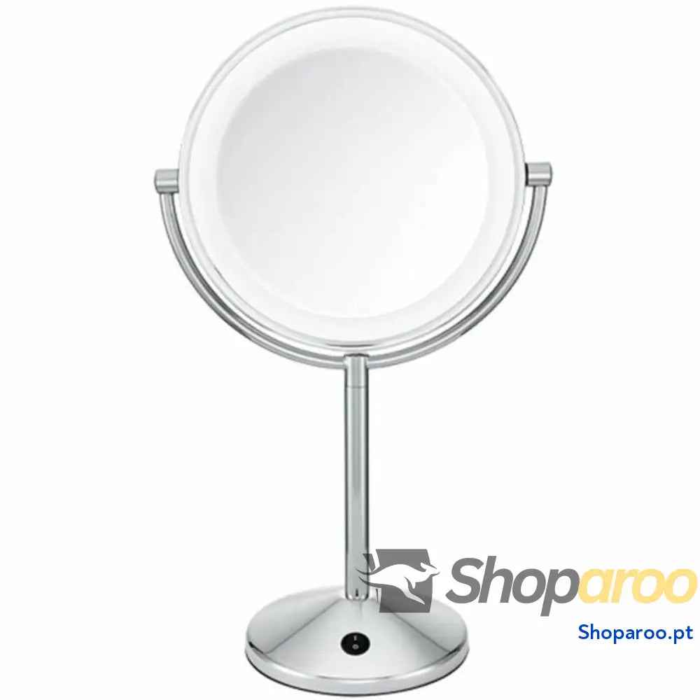 Espelho de Aumento com LED Babyliss 9436E Aço inoxidável Dupla face