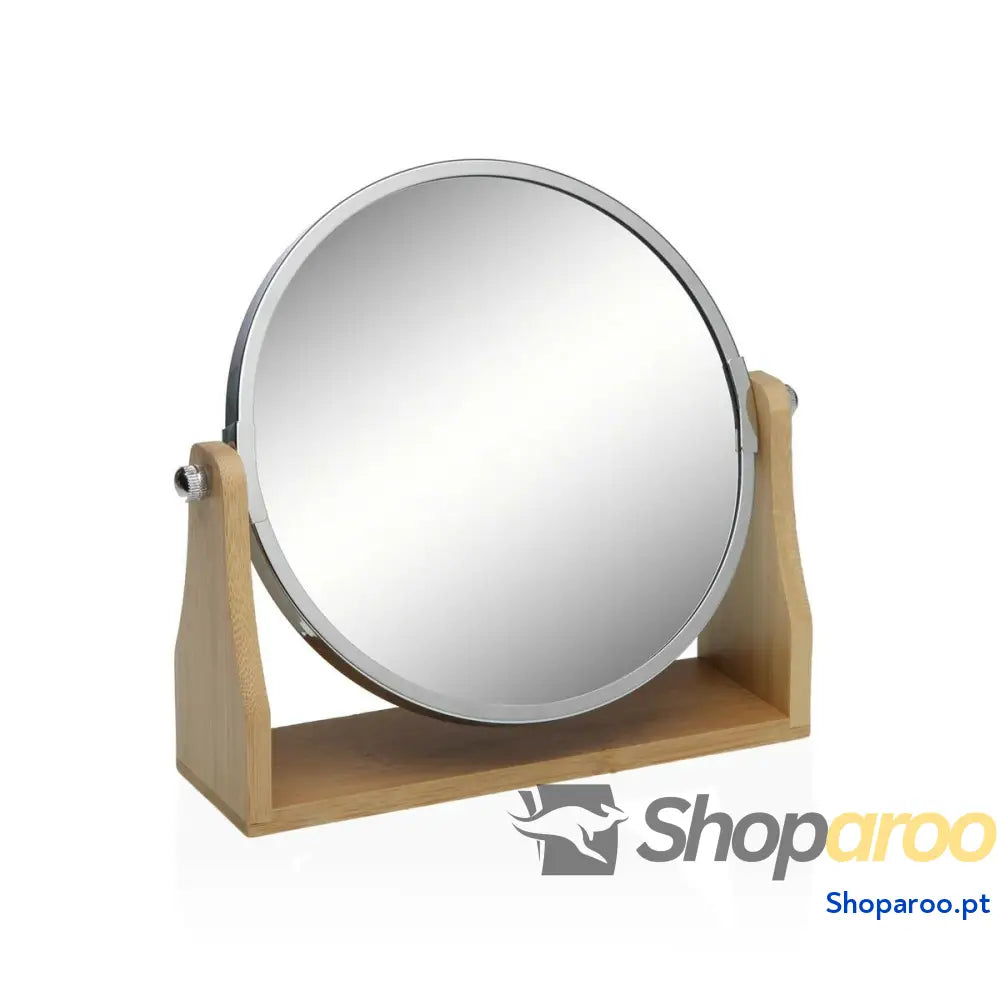 Espelho de Aumento Versa x 7 Ferro Bambu 5,8 21 19,5 cm