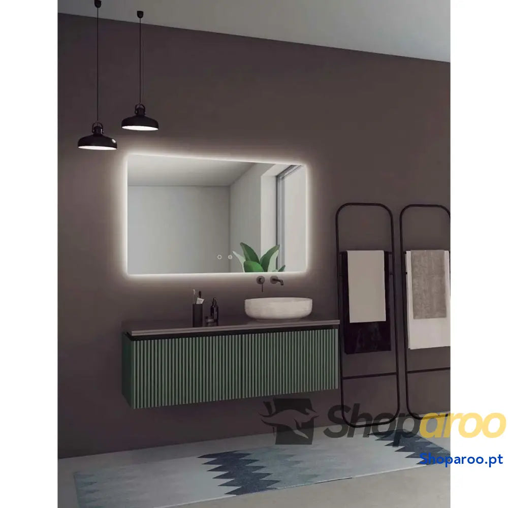 Espelho de banheiro com luz LED Ledimex ITAL007 80 x cm