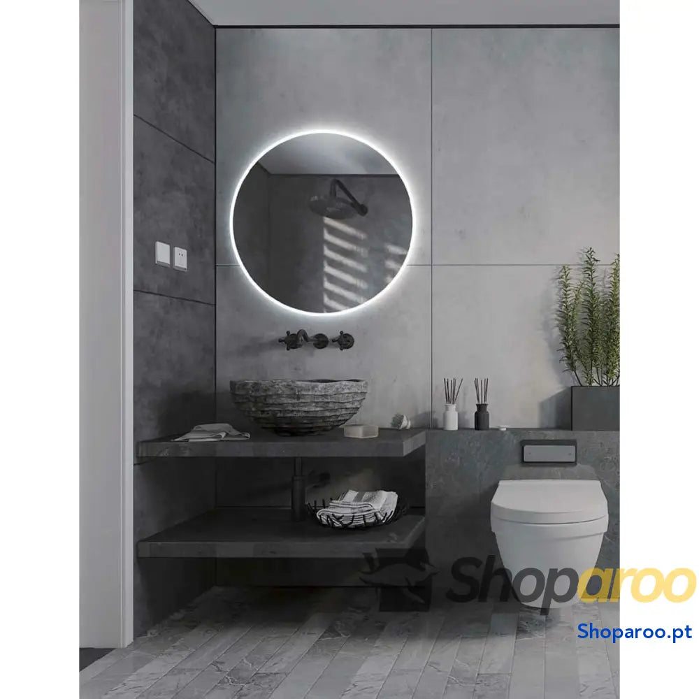 Espelho de banheiro com luz LED Ledimex LOND004 90