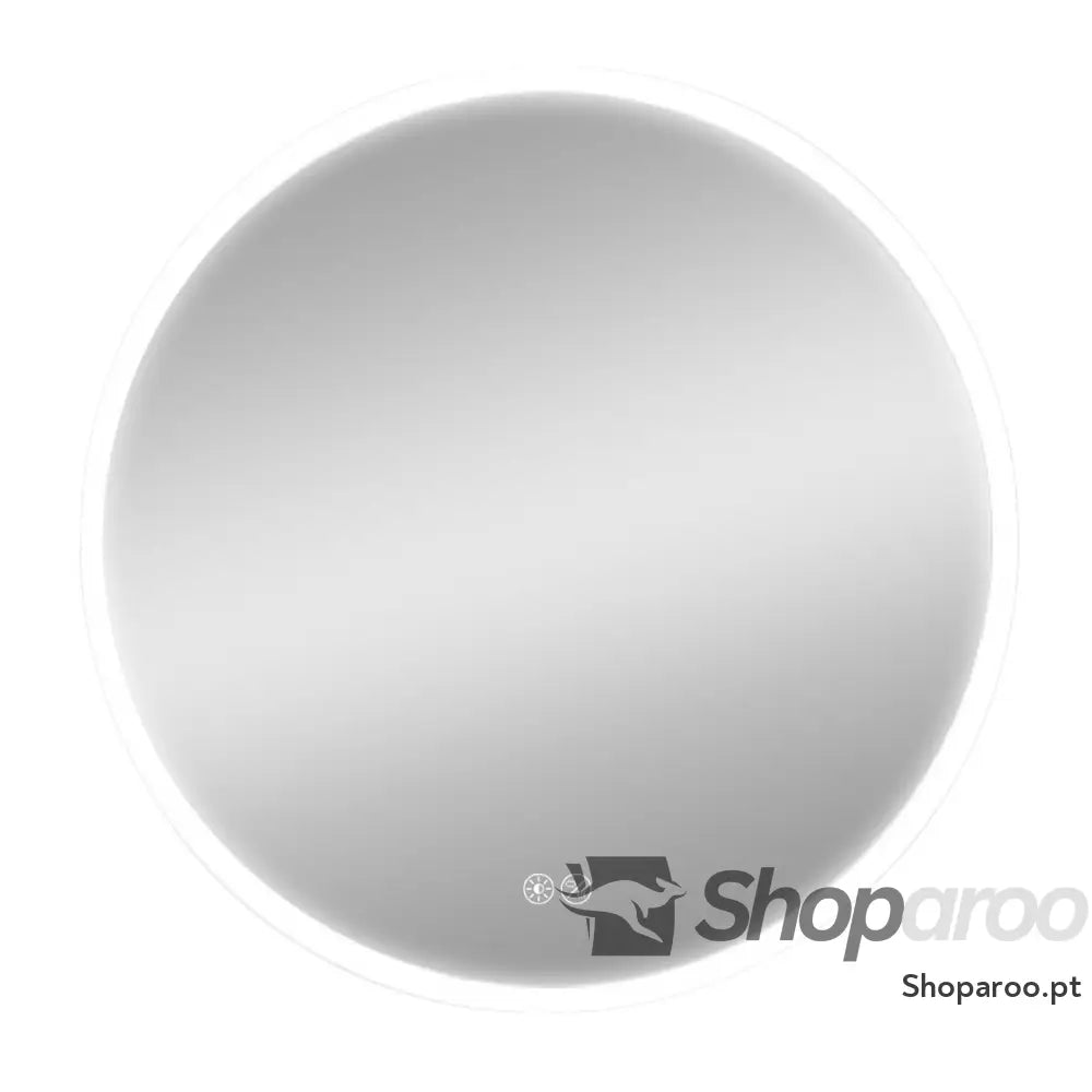 Espelho de parede EDM 32436 20 W Ø 60 cm Transparente Alumínio Redondo Leve LED