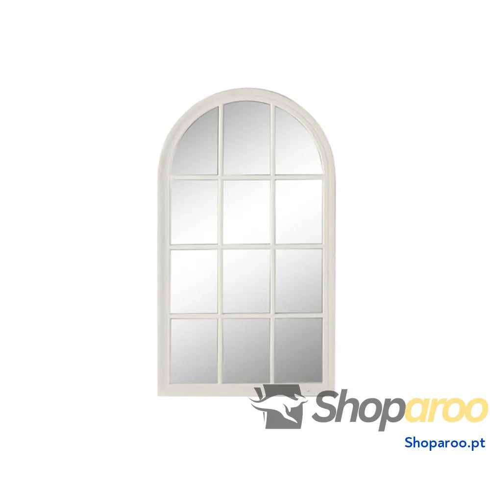 Espelho de parede Home ESPRIT Branco Janela 80 x 4 140 cm