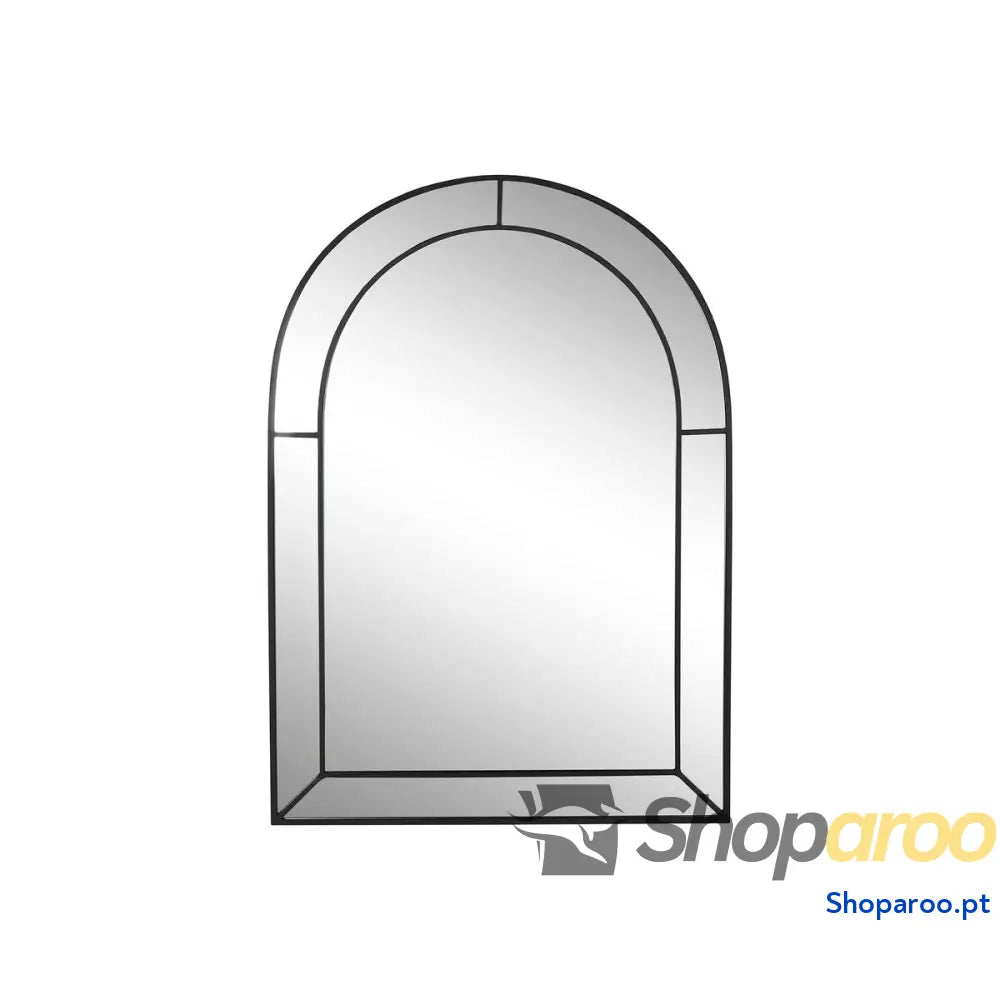 Espelho de parede Home ESPRIT Preto Janela 70 x 2 100 cm