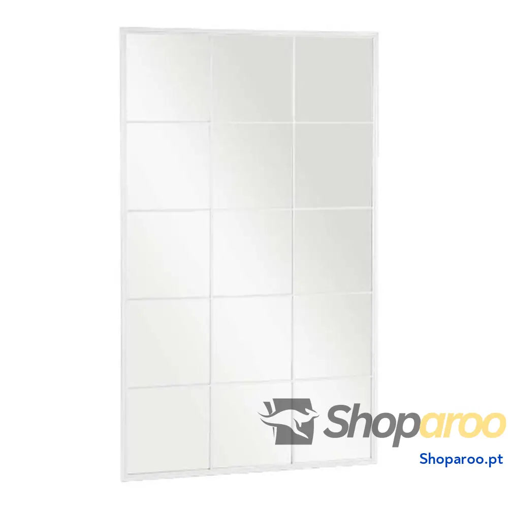 Espelho de parede JY21099W Branco Janela 90 x 150 2 cm Retangular