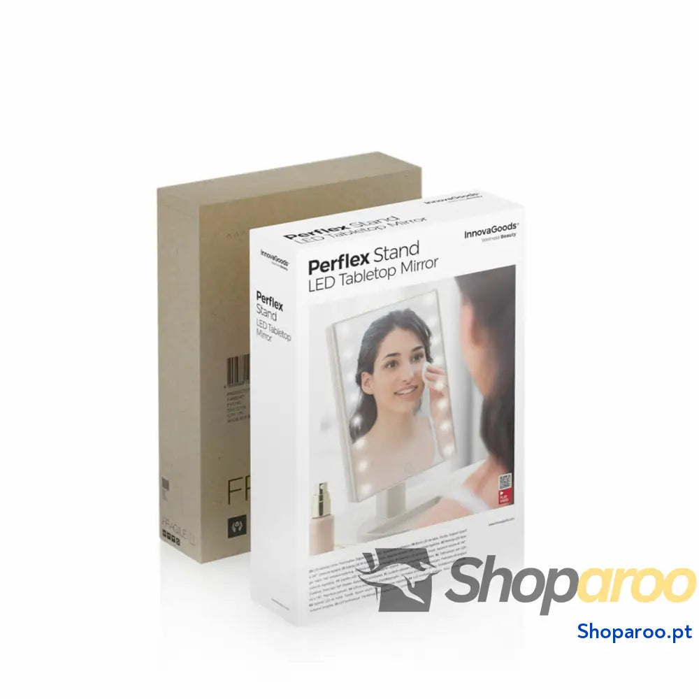 Espelho LED Tátil de Secretária Perflex InnovaGoods
