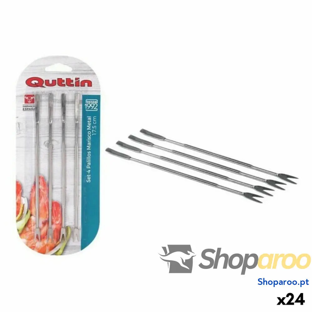 Espetos para Marisco Quttin Metal 4 Peças (4 pcs)
