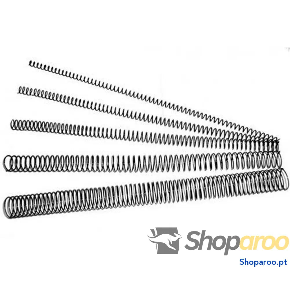 Espirais para Encadernar DHP 4:1 100 Unidades Metal Preto A4 26 mm