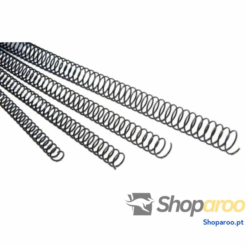 Espirais para Encadernar Fellowes 100 Unidades Metal Preto Ø 24 mm